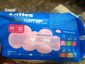 Baby Diaper M Size 32 Pant With Pencil Set