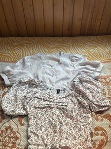 Floral Print Tops (size :medium)