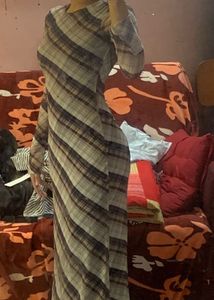 Zara Plaid Maxi Dress