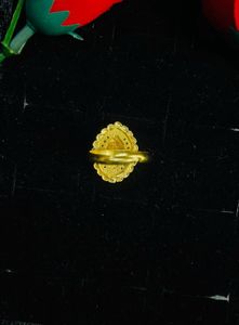 Gold Plated Adjustable Ring