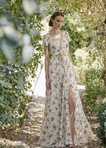 Floral Maxi Dress with Slit