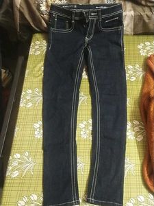 Stylish Dark Blue Denim Jeans