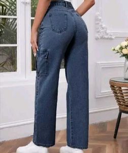 Cargo Straight Fit Jeans