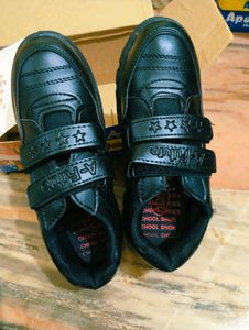 Kids Black School Shoes - Size 10