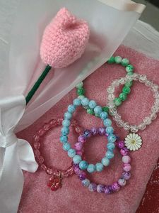Colorful Beaded Bracelet Set