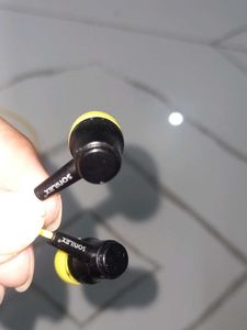 Yellow Wired Earphones