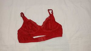 Red Lace Bra