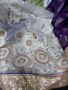 Purple Bollywood Style Saree