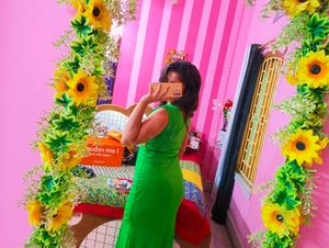 Green Fishcut Dress