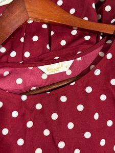 Polka Dot Maxi Dress