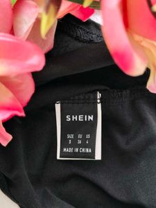 Shein : Neck tie Top