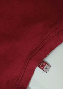 Maroon Casual Top