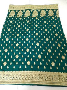 Karva Chauth Special Green Saree
