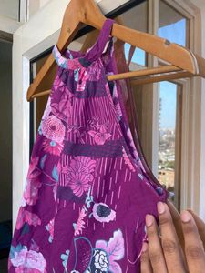 Beautiful Party Wear Purple Top