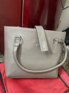 Gray Tote Bag