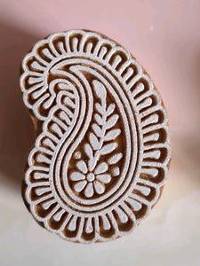 Handmade Wooden Textile Stamp Blocks (Set of 3)