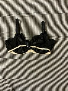 Black Bra with Bow Details