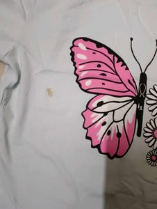 Butterfly print T-shirt
