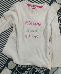 Soft Fur Top- Sleepy Head