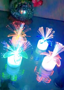 Fiber Optic Flower Lights (Set of 12)