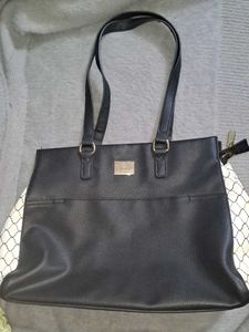caprese Black Tote Bag