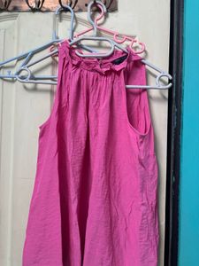 Pink Sleeveless Top