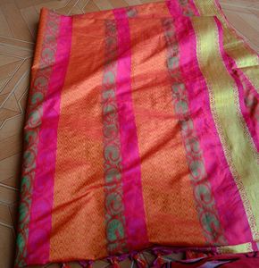 Orange Saree