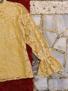 Lace Top with Cutout Detail