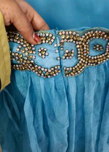 Elegant Blue Evening Gown