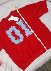 Branded T-shirt With Kangaroo Pocket