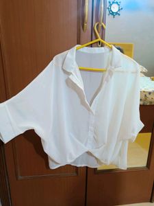 White kaftan top