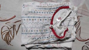 Embroidered White Kurti