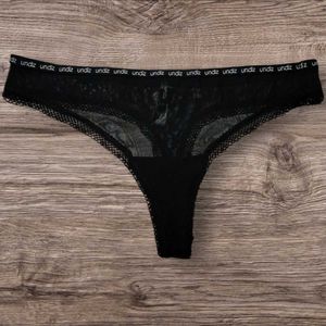 Undiz Black Thong