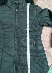 Black Hooded Puffer Jacket