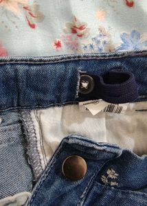 Denim Shorts (Size 7 To 8 Year)
