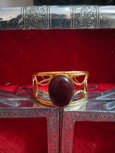 Beautiful Gemstone Gold Cuff Bracelets