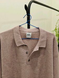 ZARA High Quality Collar Sweater
