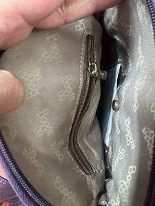 Burgi Croco Embossed Backpack