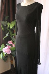 Zara Elegant Black Maxi Dress