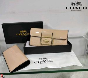 COACH 3 FOLD WALLET WITH BRAND BOX