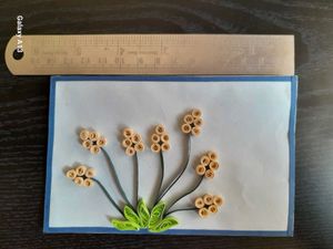 3 Mini Quilled Envelopes