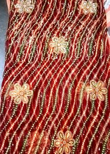 Sandhana Design Saare With Sequins Work❤