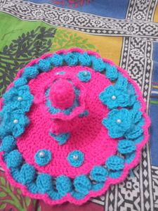 Handmade Crochet Dress for Laddu Gopal