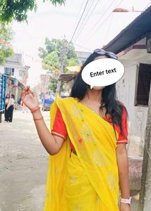 yellow saree