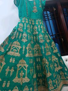 Art Silk Wedding Gown