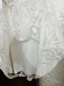 White Floral Lace Top