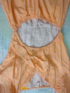 FRONT BELLY OPEN DRESS