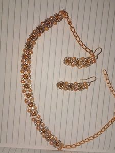 Jwellery Necklace With Earrings