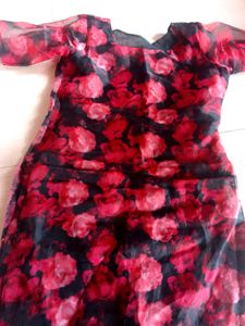 Stiched Floral Print Kurti