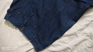 Vintage Button-Front Denim Midi Skirt